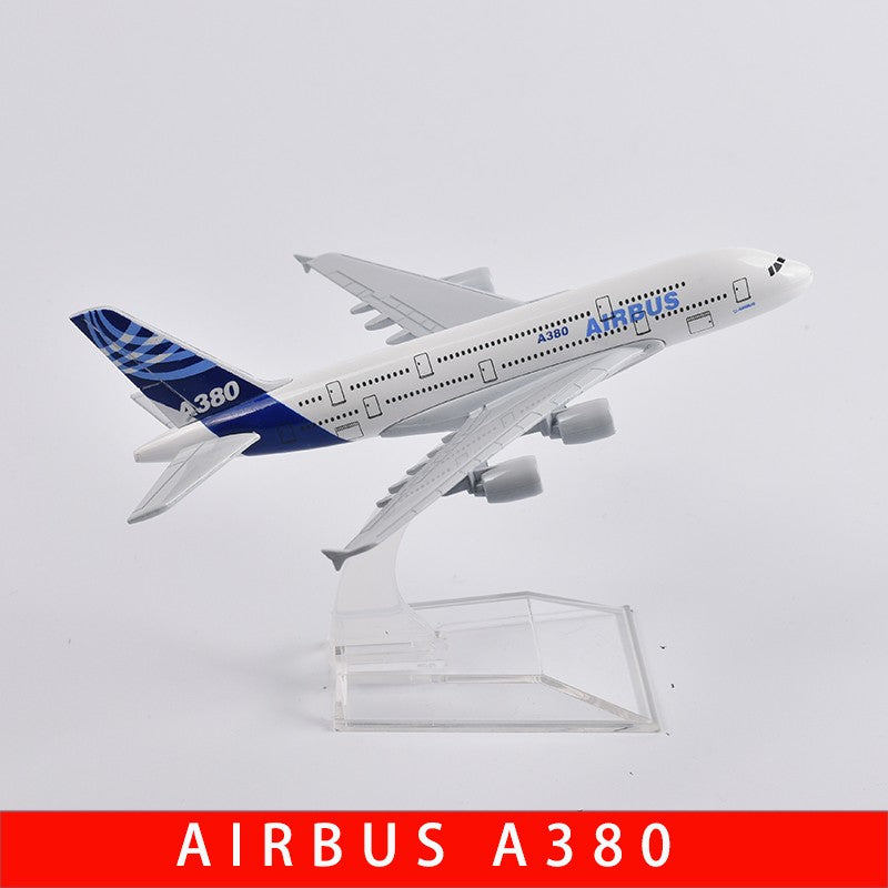 JASON TUTU Emirates Airbus A380 Aeronave Diecast Metal 1/400 Escala Miniatura Avião Modelo Aviões Dropshipping
