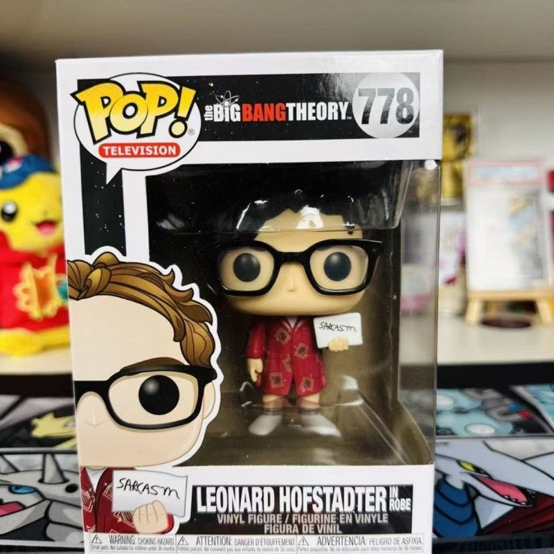 Funko Pop Genuine American Tv Series The Big Bang Theory Leonard Leakey Hofstadter Vinyl Dolls Limited Edition Collect Gift