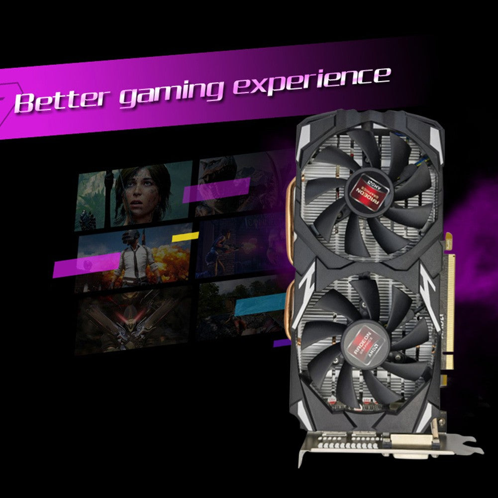 Placa de Vídeo GT610/ GT210/GT730 1/2/4GB DDR5 256Bit com HD VGA DVI PCI-E2.0 16X para PC