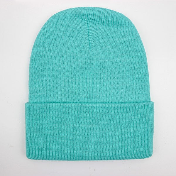 Touca Sólida Unissex Outono Inverno, Mistura de Lã, Macia e Quente, Boné de Tricô Masculino Feminino, Gorro, Toucas de Esqui, 24 Cores