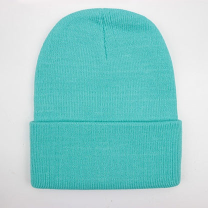 Touca Sólida Unissex Outono Inverno, Mistura de Lã, Macia e Quente, Boné de Tricô Masculino Feminino, Gorro, Toucas de Esqui, 24 Cores