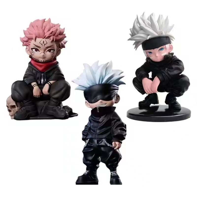 12-13cm Jujutsu Kaisen Anime Figure 2 Style Satoru Gojo Action Figure Lord of the Curse Sukuna Figurine Collection Model Doll To