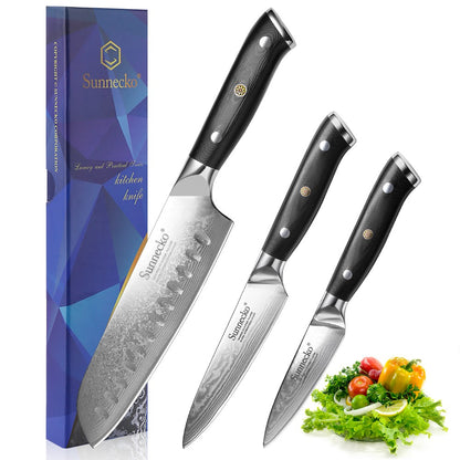 Clássico 1-4 unidades/conjunto Facas de Chefe 73 Camadas Aço Damasco de Alto Carbono Faca de Cozinha Afiada Ferramentas de Corte de Carne e Vegetais