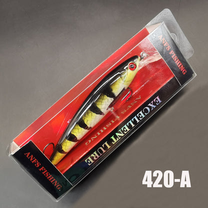 1pc/3pcs 13g Isca de Pesca com Impressão Colorida Sinking Minnow Isca Artificial Legal para Pesca