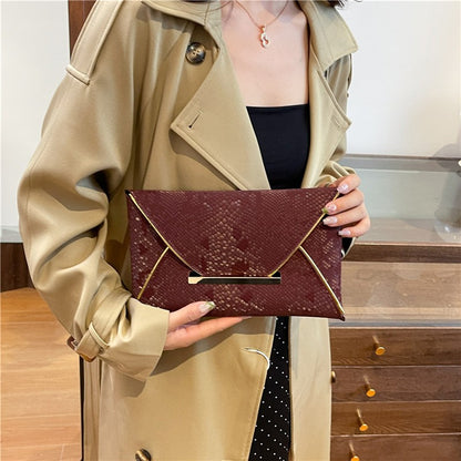 Envelope Clutch Handbag PU Leather Envelope Bag Envelope Clutch Bag for Weddings Parties Bridal Proms
