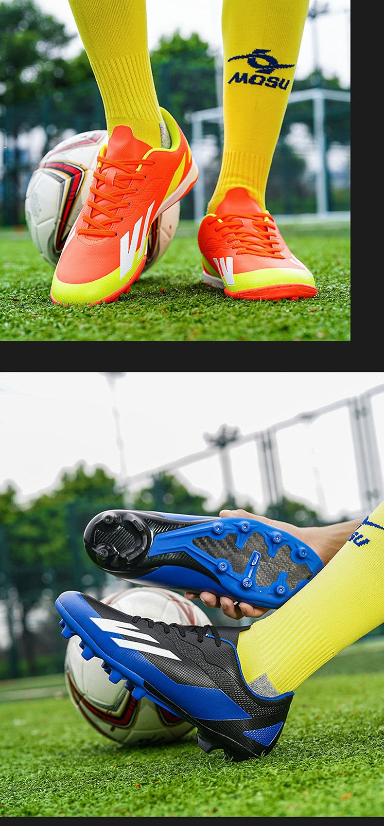 Men High Quality Football Shoes Society Cleats Fast Soccer Shoes Professional Indoor Football Field Boots TF/FG Grass Training