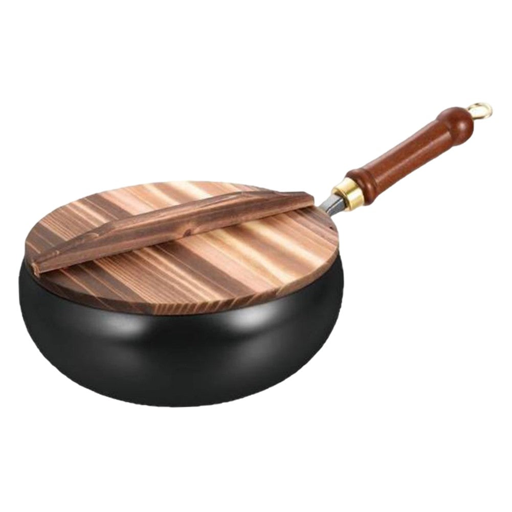 20/24CM Household Stir Fry Stew Pot Big Belly Pot Uncoated And Non Stick Household Stir Fry Pot For Hiking Camping Universal Pan