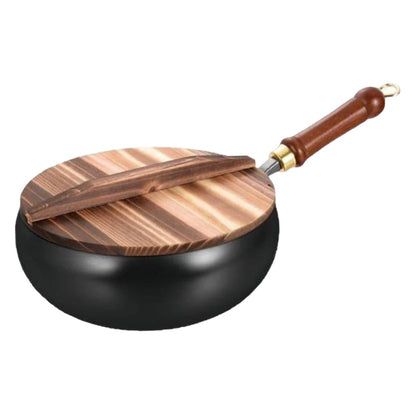 20/24CM Household Stir Fry Stew Pot Big Belly Pot Uncoated And Non Stick Household Stir Fry Pot For Hiking Camping Universal Pan