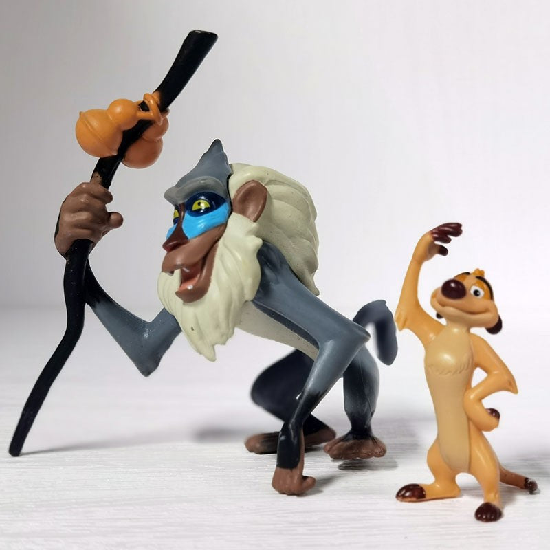 Disney O Rei Leão Bonecos Articulados Rafiki Simba Timão Anime Bonecos Articulados Figuras Decoração Presentes para Crianças