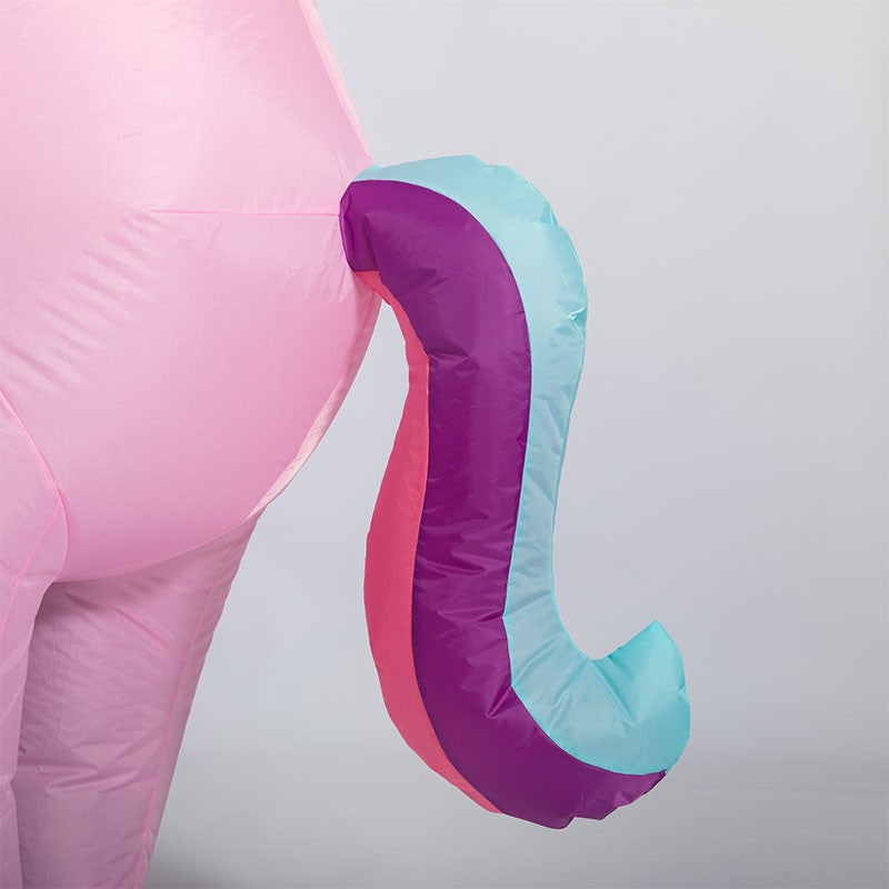 Inflatable Unicorn Costume Adult Kids Rainbow Halloween Costumes for Wommen Men Adult Carnival Mascot Christmas Cosplay