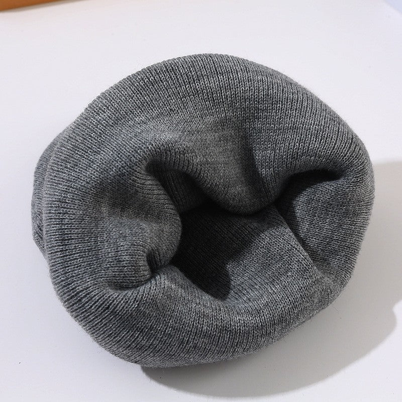 Warm Women Men Winter Beanies Hats Gothic Street Punk Knitted Bonnet Caps 100% Cotton Fashion Keep Warm Skullies Beanies Hats