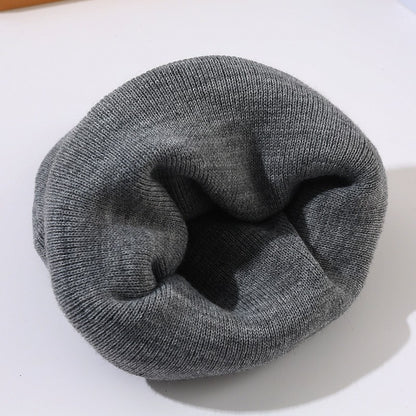 Warm Women Men Winter Beanies Hats Gothic Street Punk Knitted Bonnet Caps 100% Cotton Fashion Keep Warm Skullies Beanies Hats