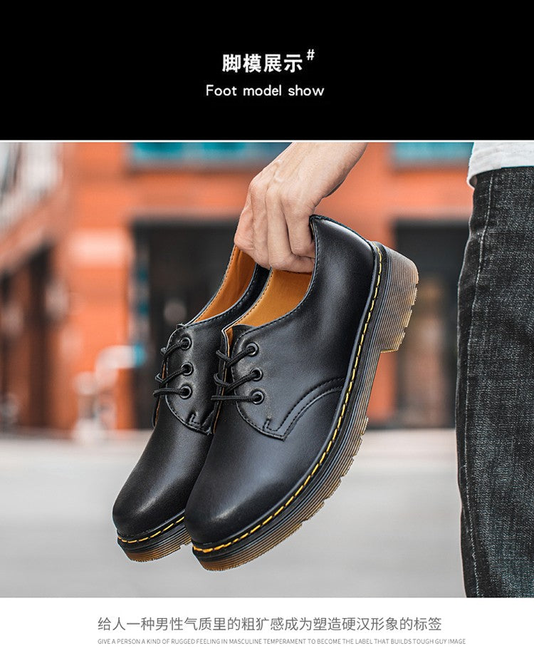 Men's genuine leather formal shoes work shoes classic business casual leather shoes fashionable women's shoes plus size shoes