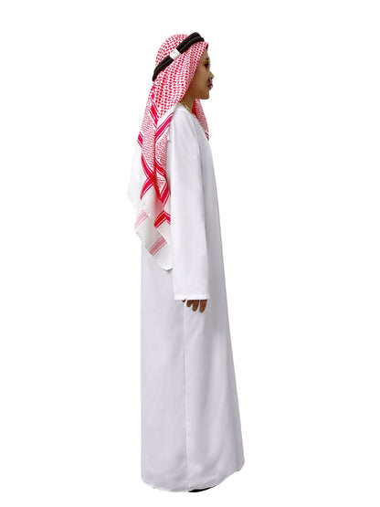 Men Arabia Arab Sheikh Costume Shepherd Arabian Prince Cosplay for Adult Fantasia Purim Halloween Costumes
