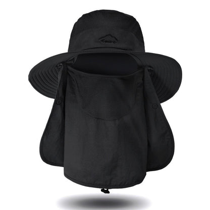 Chapéu Bucket Chapéu de Sol Proteção Solar Primavera Verão Boné Boonie Impermeável para Pesca Caminhada Jardim Safári Praia