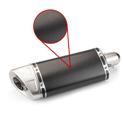 Universal M11 Carbon Muffler 51mm Motorcycle Exhaust with DB Killer For MT09 Street Triumph 765 ZX4R CBR500R GSXR600 XSR700 Z900