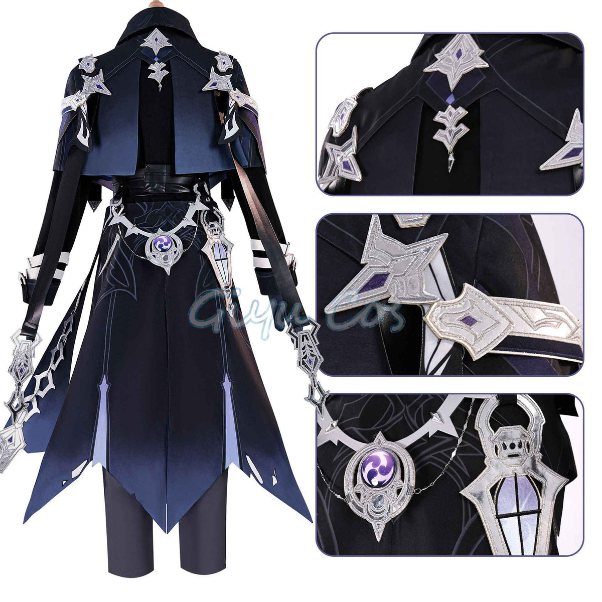 Genshin Impact Flins Cosplay Costume Carnival Anime Halloween Costumes Masquerade Women
