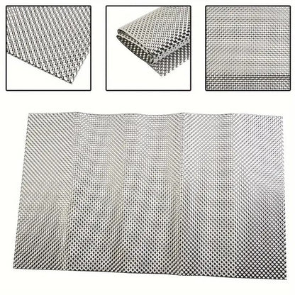 1PC Car Embossed Aluminum Heat Shield 300x500mm Turbo Manifold-Exhausts Electrical Direct Replacement Car Tool Accessories