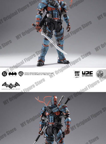 EM ESTOQUE LPZZ Deathstrok Figura U-P-Finegures Arkham Knight V8.04 Terno Bonecos de Ação Batman Estatueta 1/12 Coleção DC Brinquedo