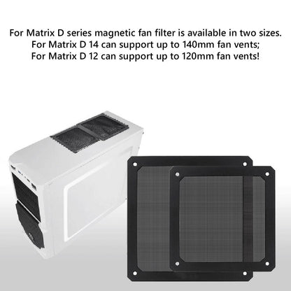 80mm 90mm 120mm 140mm PC Chassis Cooling Fan Dust Filter Magnet Dustproof Mesh Cover Computer Chassis Net Guard with Hole
