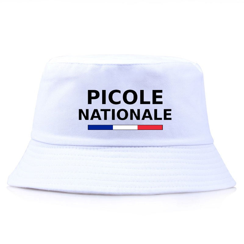 Summer Picole Nationale Bob Man Reversible Bucket Hat Women Cotton Fisherman Cap Unisex Outdoor Sport Sun Activities Panama