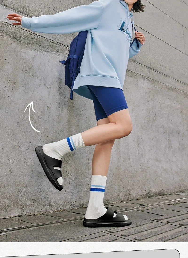 Li-Ning Unisex SOFT CLAP Slippers COMFOAM Rebound Breathable Lightweight LiNing Men Women Stylish Sandals AGAV017