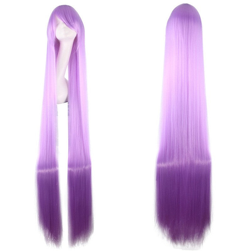 cosplay wig, ancient costume, men and women, long straight hair, anime, colored hair Synthetic fiber wig