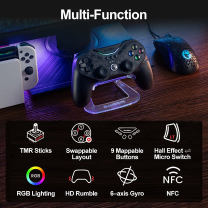 GameSir Tarantula Pro PC Gamepad for Nintendo Switch 2/1 Steam iOS Android Game Controller Hall Effect Sticks NFC ABXY Switching