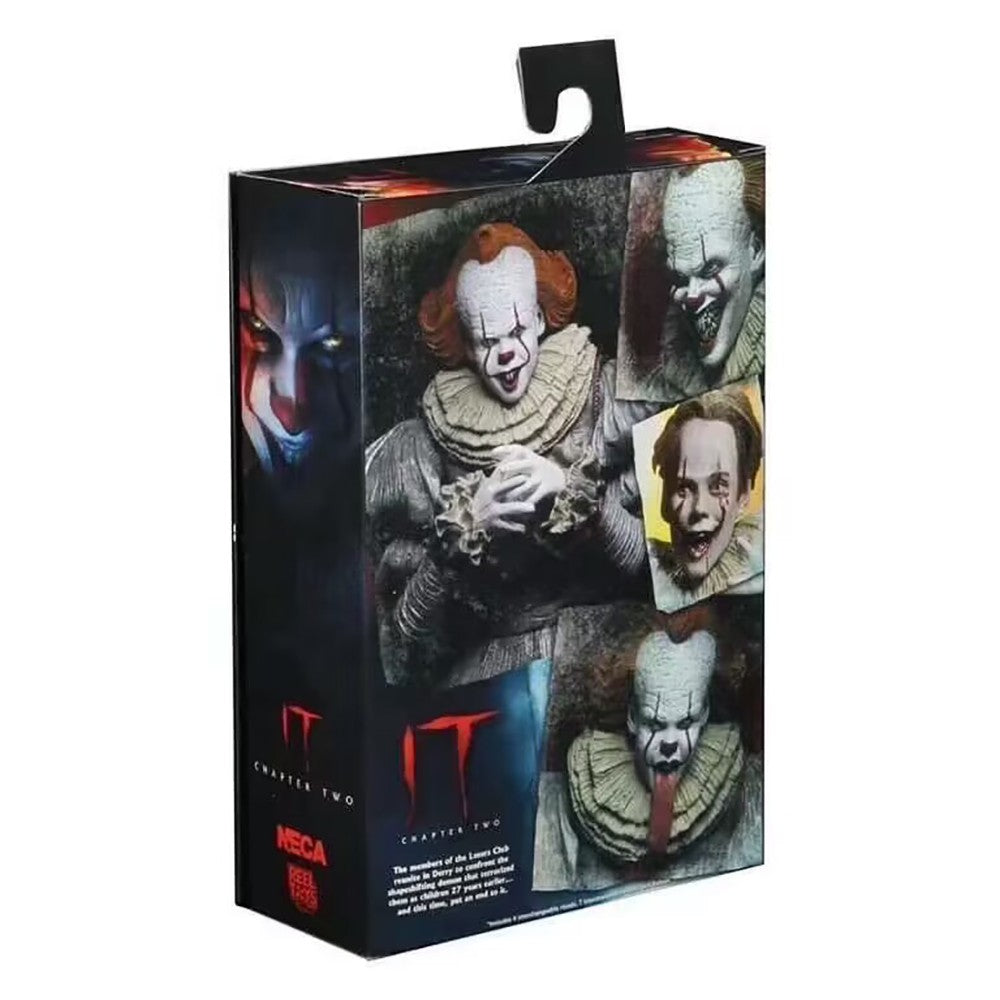 Boneco NECA Pennywise Coringa A Coisa de Stephen King Pennywise Coringa Palhaço Modelo Brinquedo de Terror de Halloween Presentes de Natal e Aniversário