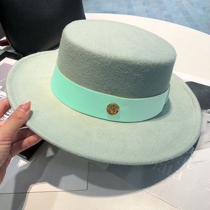 primavera outono moda praia 2025 Chapéu feminino fedora capela elegante Chapéu Panamá masculino fascinator Foto de casamento feltro Bowler novo