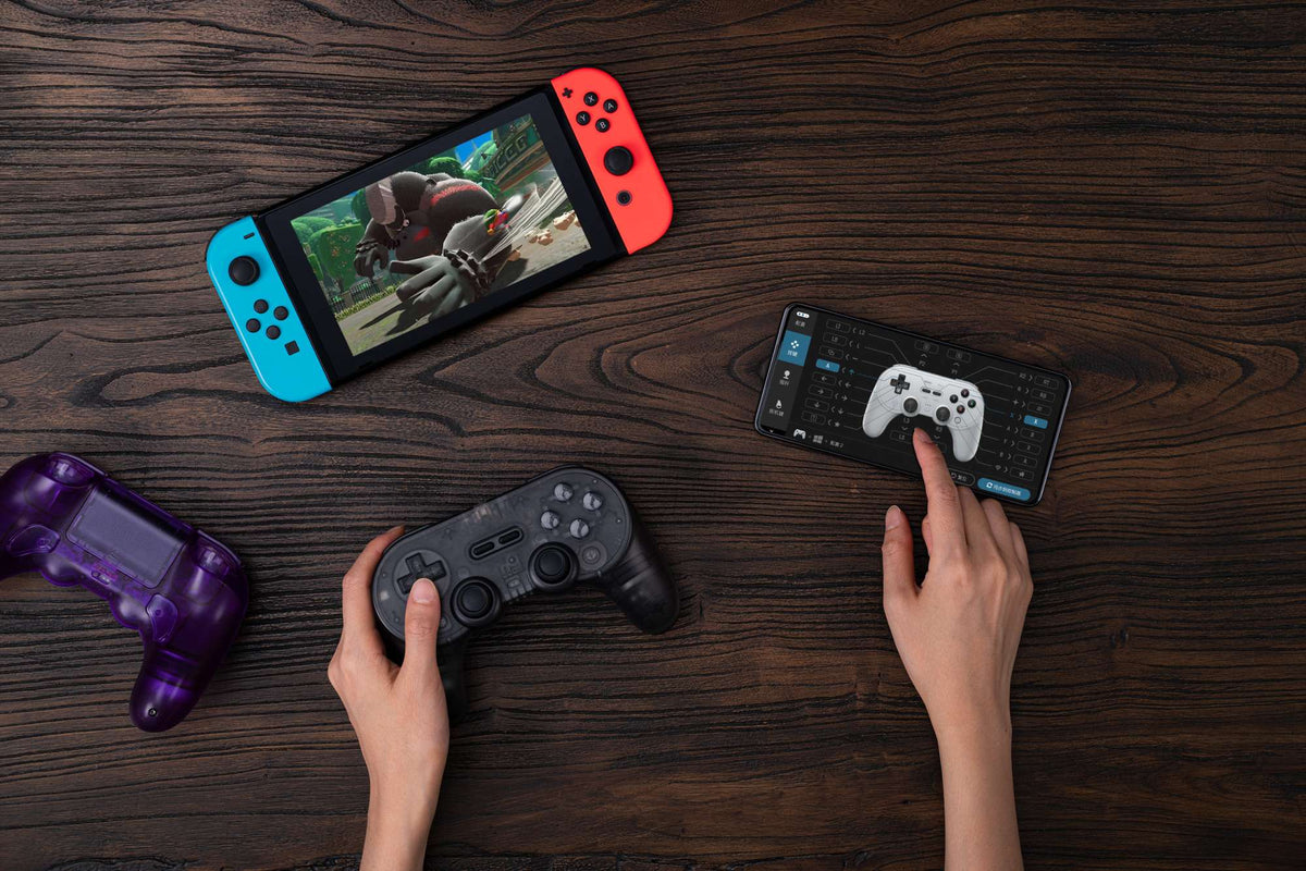 8BitDo Pro 2 Bluetooth Controller Gamepad Handle with Hall Effect for Nintendo Switch 2, PC, MacOS, Android, Steam, Raspberry Pi