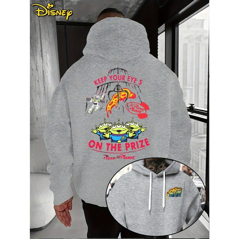 Disney Men's Toy Story Big Eyes Cartoon Hoodie Autumn/Winter New Casual Fashion Men's and Women's Street Wear