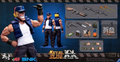 TUNSHI STUDIO Original Metal Slug Series Boneca de Pano de 6 polegadas Leona Clara Ralph Action Figura de Mobilidade Articulada Modelo de Brinquedos Presentes
