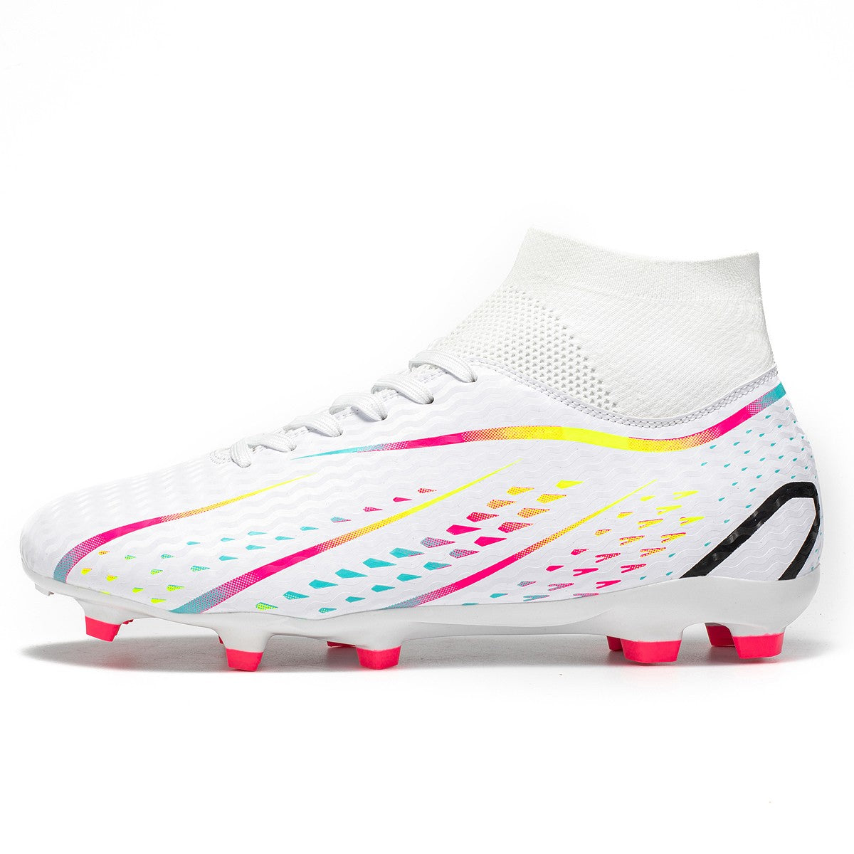 Unisex Soccer Cleats With FG Studs And TF Blades Options For Natural Grass Turf Indoor Superior Traction Anti Slip Grippy Soles