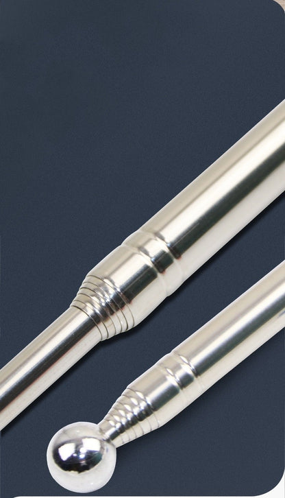 1M~1.3M Martelo de Tambor Oco Ferramenta de Inspeção de Casa Martelo de Tambor Oco Martelo de Tambor Telescópico de Aço Inoxidável Detecção de Azulejos