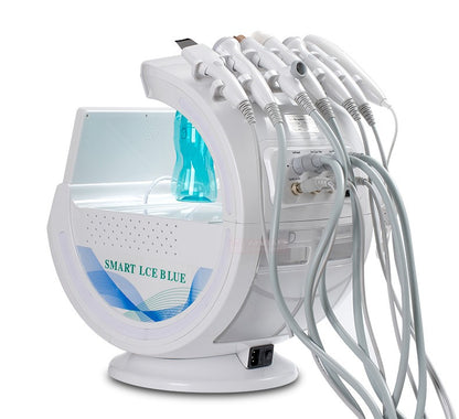 7 in 1 Smart Ice Blue Multifunctional Facial Care Instrument Facial Deep Cleansing Hydrating Microdermabrasion Machine