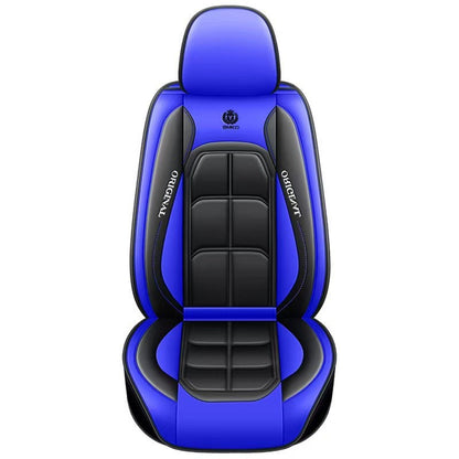 All inclusive seat cover, full leather car seat cushion, single seat driver and passenger seat cover, all season universal pad