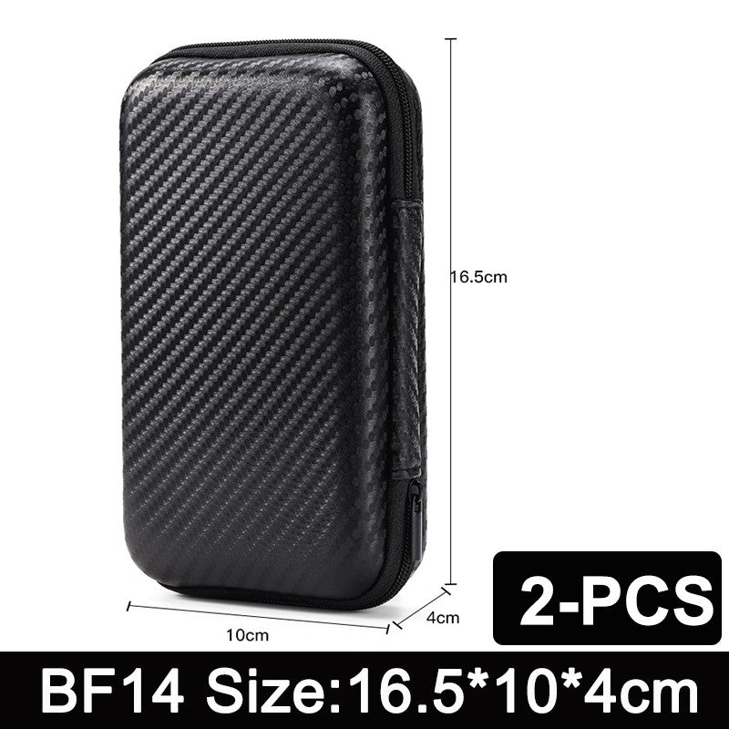 Earphone Data Storage Bag Oval Square Rectangle Cable Organizer Bags Mini Zipper Pouch Tech Gadgets Portable Charger U Disk Case