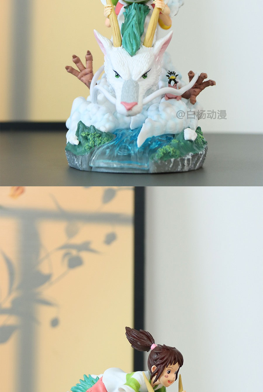 New Cartoon Anime Figure Ogino Chihiro And Nigihayami Kohakunushi Action Figures Pvc Action Model Doll Collectible Toy Gift