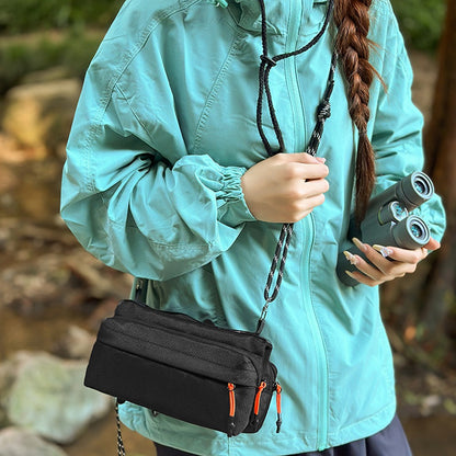 Men's Crossbody Bag, Casual Large-Capacity Daily Travel Water Bottle Umbrella Shoulder Bag, Lightweight Sports Phone Bag