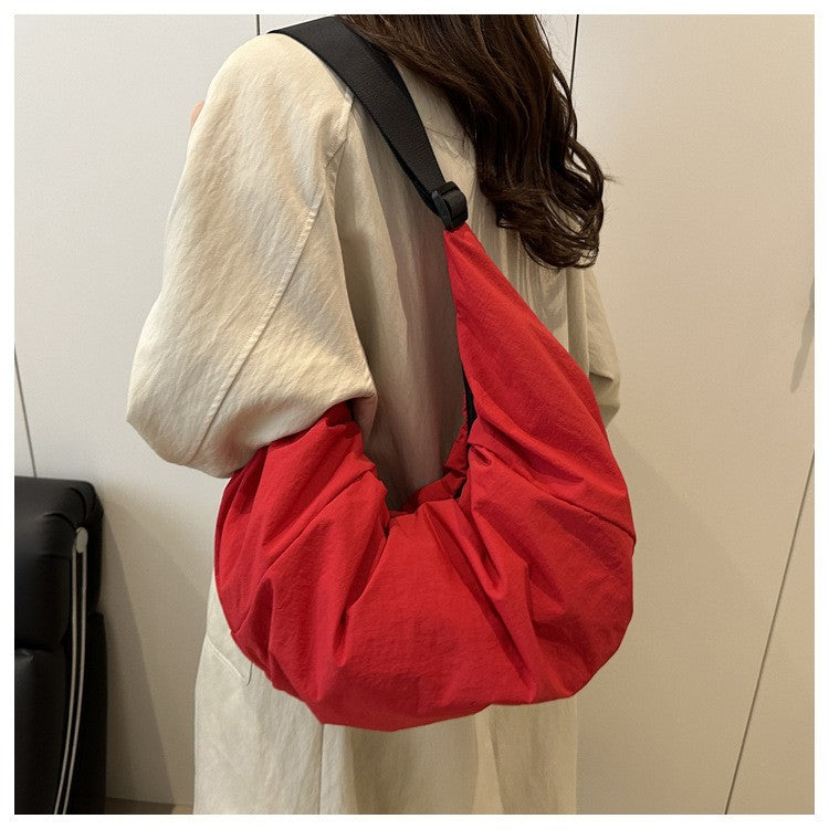 Large Capacity Simple Shoulder Bags Comfortable and Versatile Texture Crossbody Bags for Women Men Fashion Casual Storage Bags