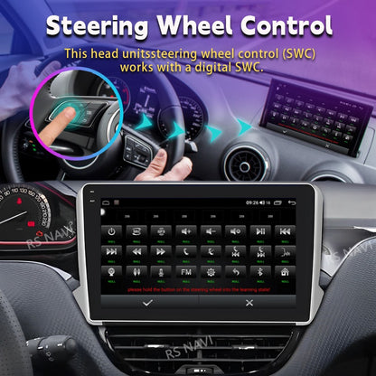 Android 15 Navigation Multimedia Player For Peugeot 2008 208 Series 2012 2013 2014 - 2018 Carplay Auto Stereo BT video Car radio