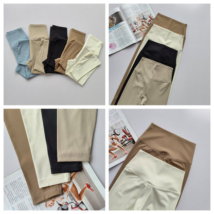 Women's High Waist Yoga Pants, Booty Lifting Workout Leggings with Naked Feel, Quick Dry Fitness Tights for Gym & Running