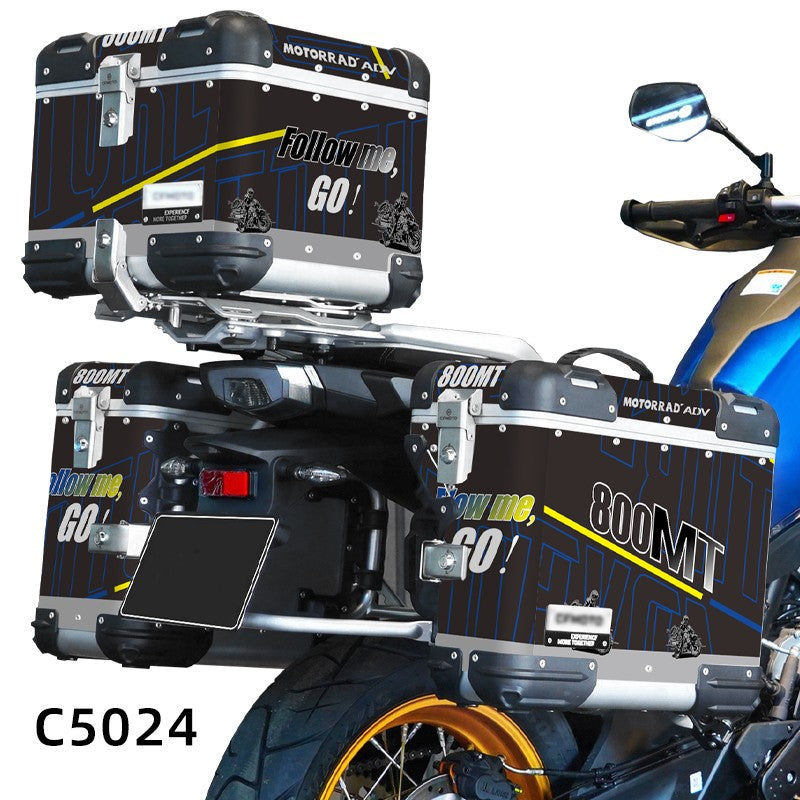 Adesivos de Motocicleta BIKE GP para CFMOTO 800MT N39° Conjunto de Adesivos Decorativos para Caixa de Ferramentas de Alumínio Baú de alumínio