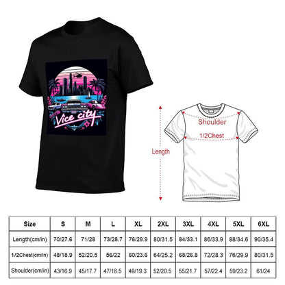 for cotton collection man quality Welcome VI t shirt high T-Shirt shirts Gta for 6 man shirt Vice t T-Shirt man men t City GTA -