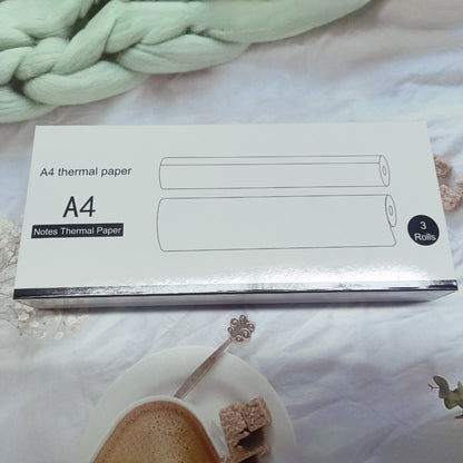 Impressora Térmica Portátil A4 Sem Tinta Bluetooth Máquina de Impressão de Documentos PDF Excel Word Rolo de Papel Para Trabalho de Escritório Casa Escola