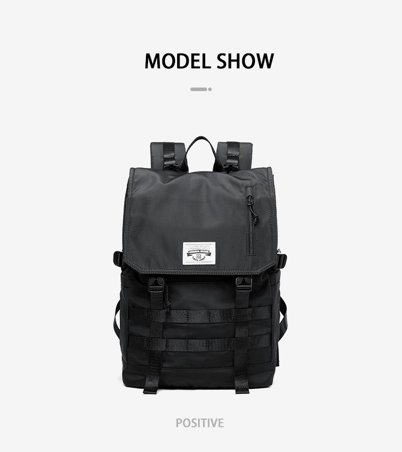 Roll Top Backpack for Men, Water Resistant Expandable, 17.3 inch Laptop Backpack for Commute Travel, 40 Max Liter Rucksack