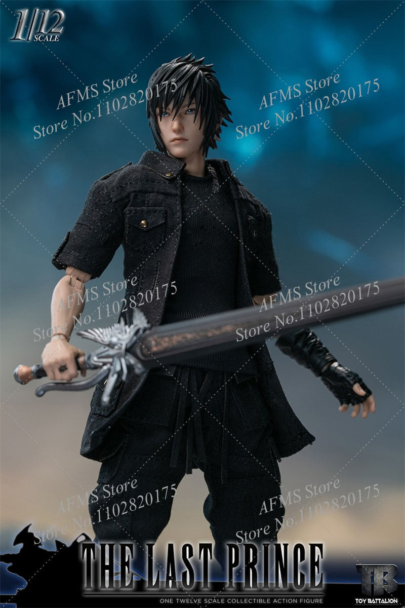 TOYS BATTALION TB019 Escala 1/12 Figura Colecionável O Último Príncipe Anime Dolls Noctis Lucis Caelum 6" Boneco Soldado Masculino