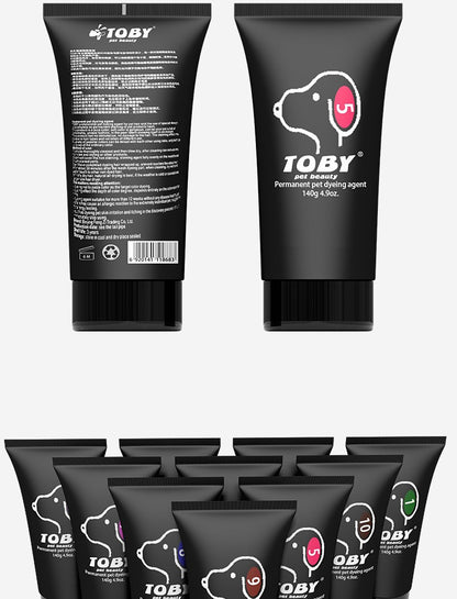 Creme Tinta Para Cães E Gatos 150g Frasco Grande Com Variedade De Cores Puras Tinge Bichon Teddy