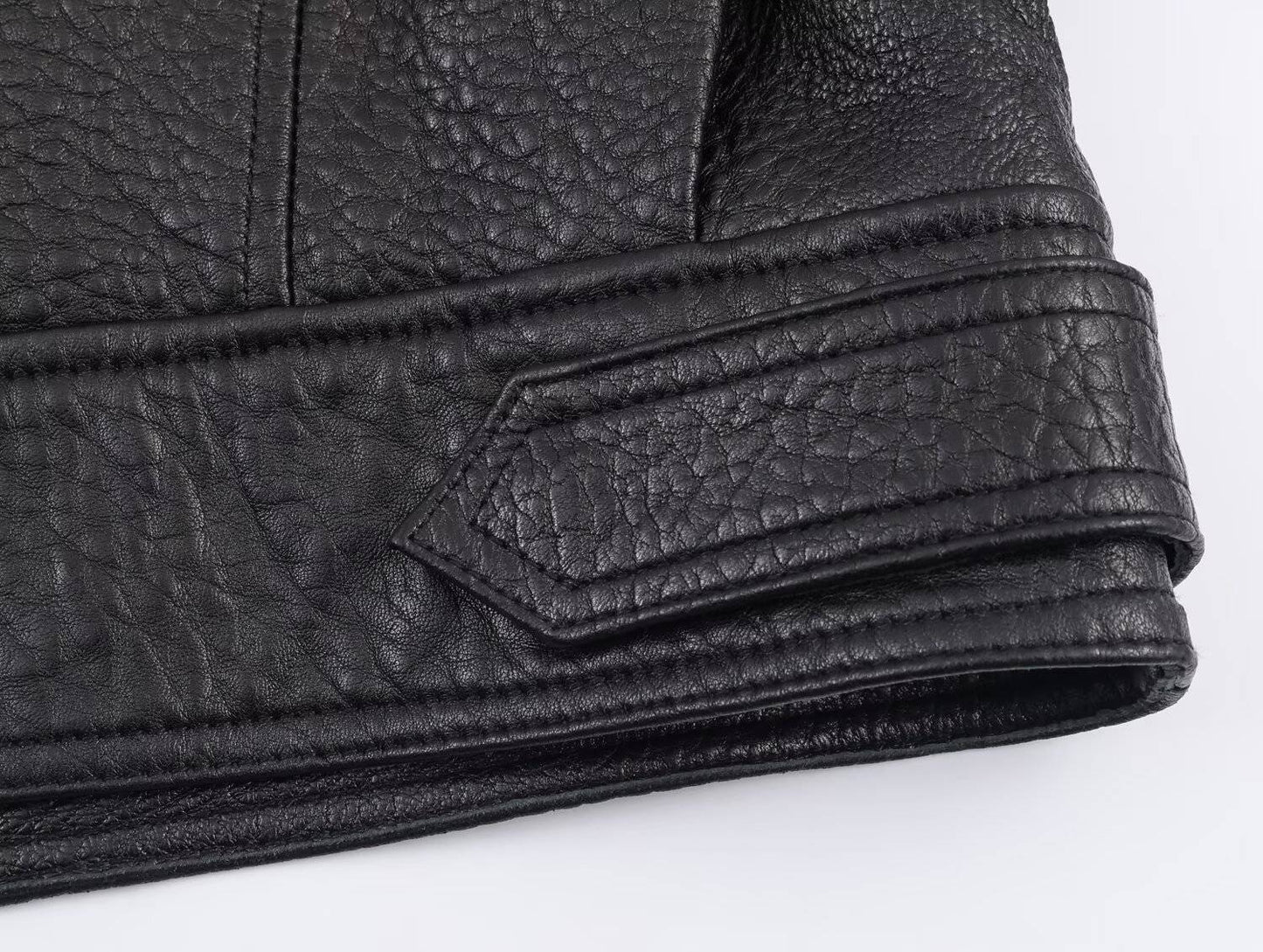 2025 WOMAN Fashion European and American Style Autumn Imitation Leather Jacket Long Sleeve Jacket Outerwear Mujer